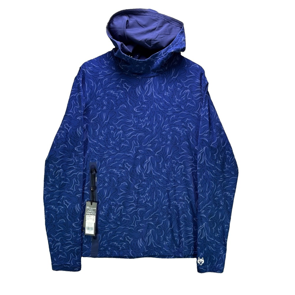 Greyson Golf Hoodie Mens Medium Blue Cokato Den Of Thieves AOP NWT MSRP $210